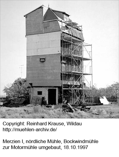 Bockwindmühle Merzien I-nördliche Mühle von R. Krause